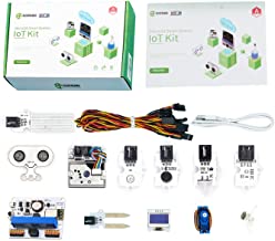 Elecfreaks microbit Smart Science IoT Kit Octopus Series Sensor, microbit Sensor Starter Kit Data to The Cloud Internet wi...