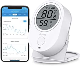 Govee Bluetooth Thermometer Hygrometer, Indoor Digital Humidity Temperature Monitor with APP Alert, 2 Year Data Record and...